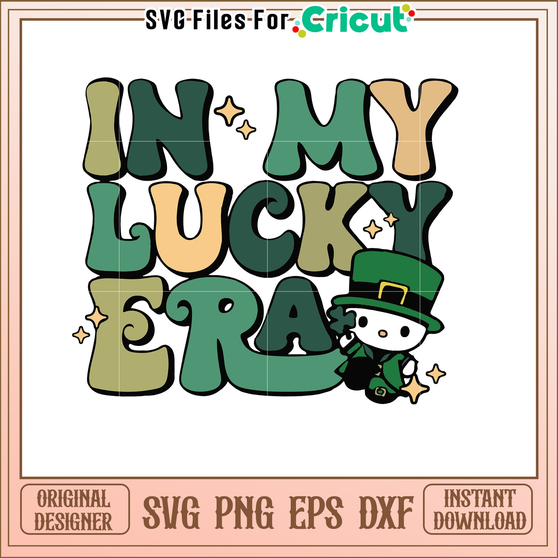 Lucky Era St Patricks Day SVG