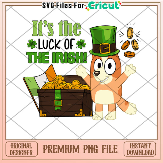 Lucky Irish Dog PNG St Patricks Day