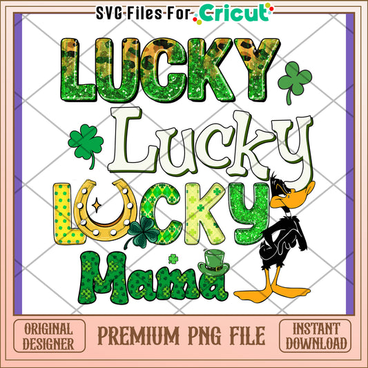 Lucky Mama St Patricks Day PNG
