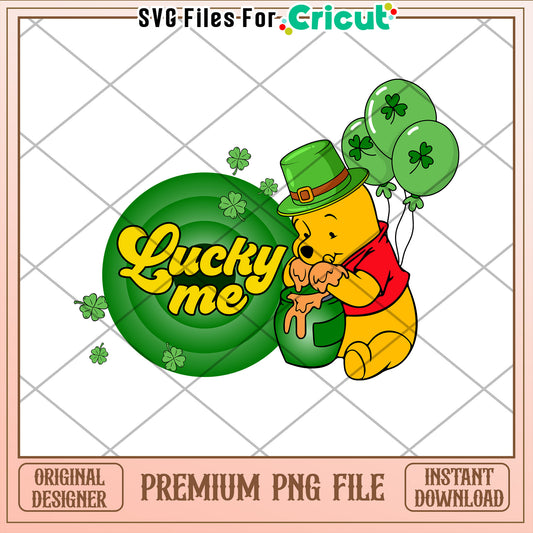 Lucky Me St Patrick's Day PNG Design for Cricut Projects
