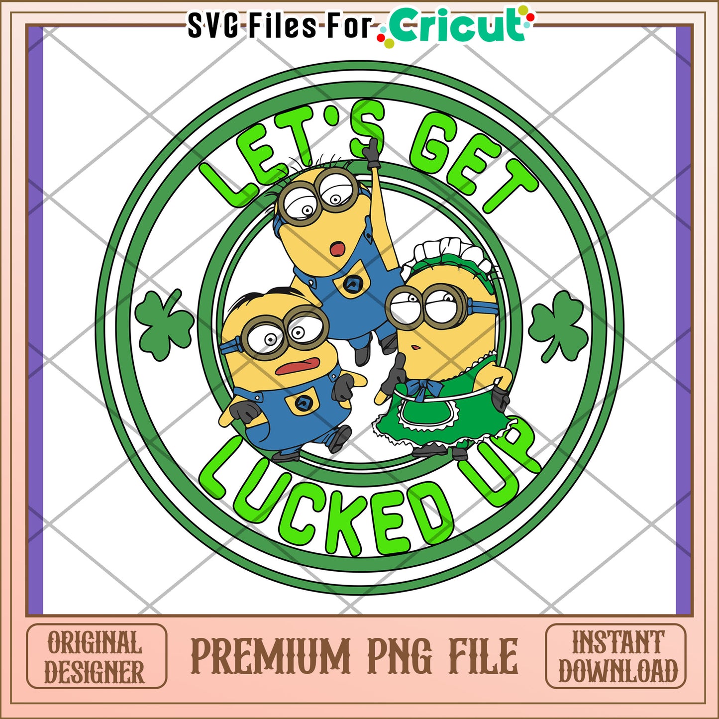Lucky Minion Design for St Patrick's Day Decor