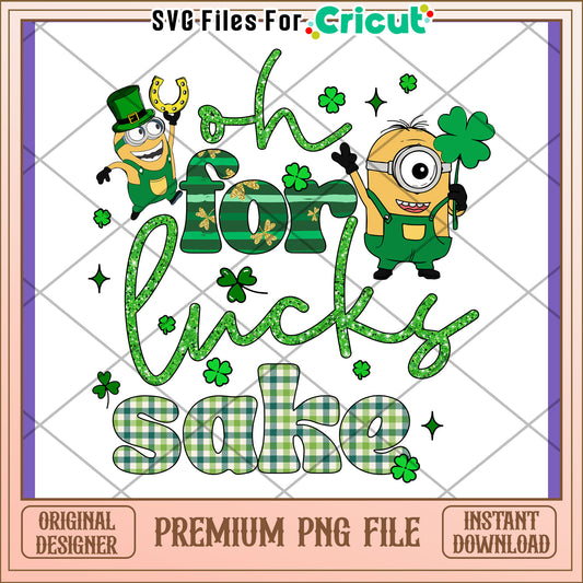 Lucky Minion St. Patrick's Day PNG Design File