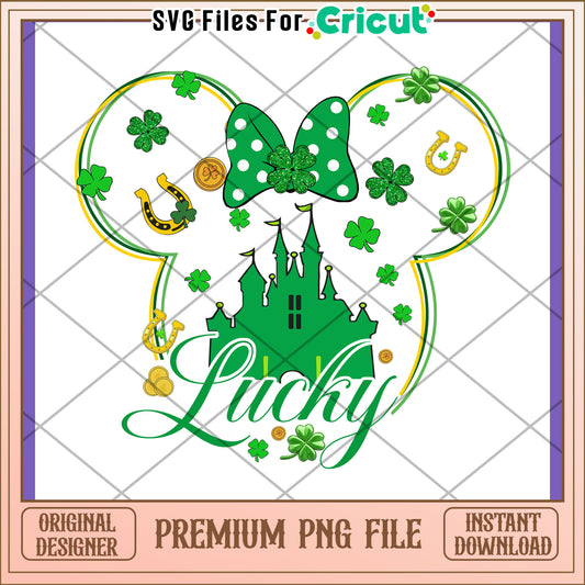 Lucky Minnie St Patricks Day PNG