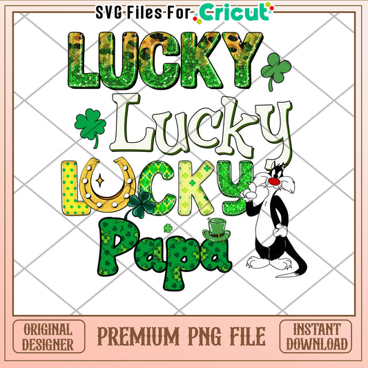 Lucky Papa St Patricks Day PNG