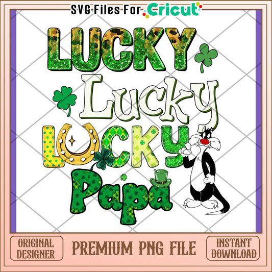Lucky Papa St Patricks Day PNG