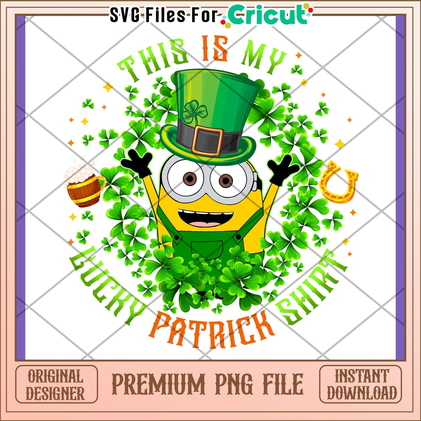 Lucky Patrick Shirt PNG Design for St Patricks Day