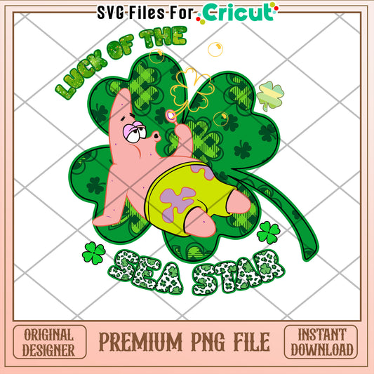 Lucky Sea Star PNG File for Fun Designs and Crafts