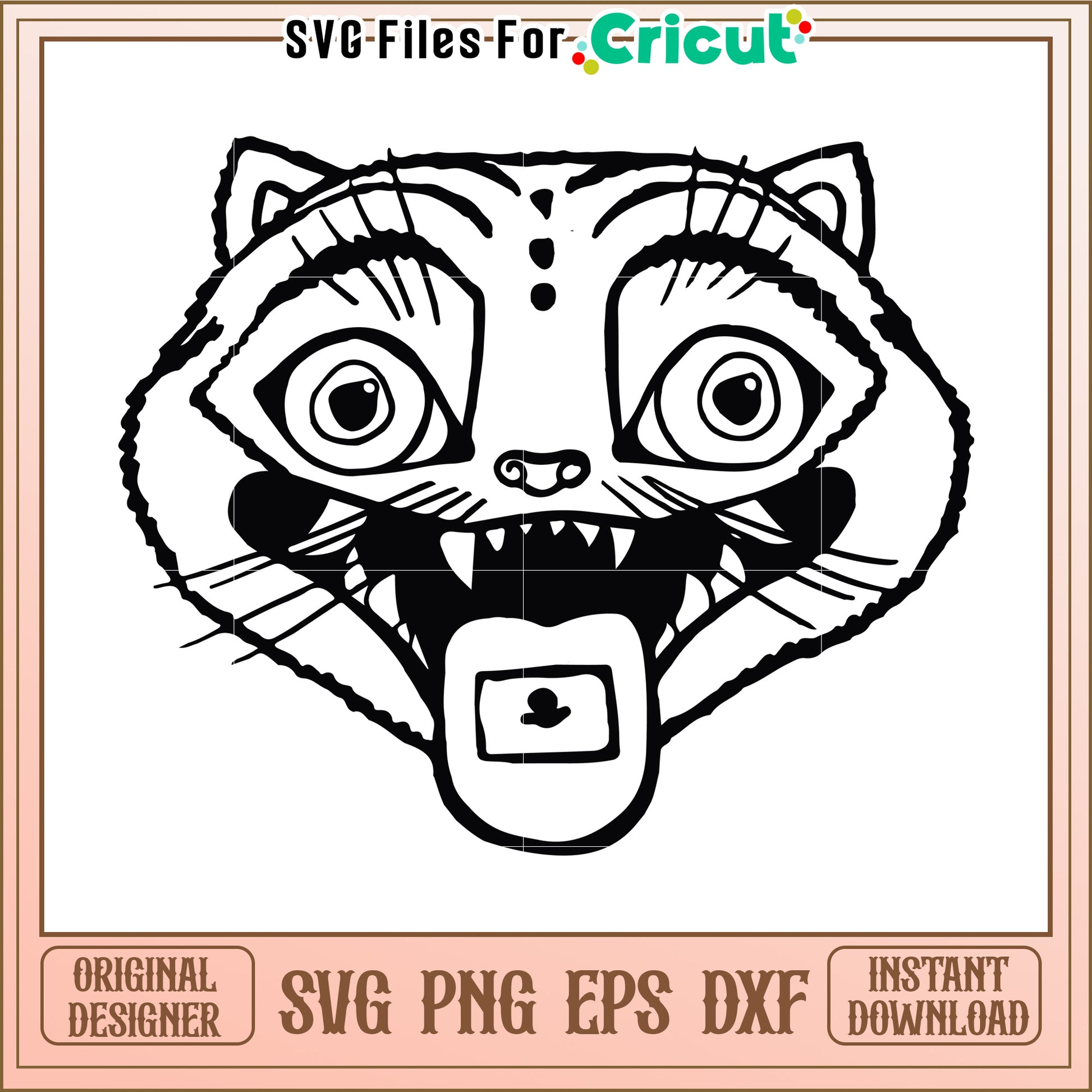 Lucky tiger svg, kpop demon hunters svg, kpop cartoon songs svg
