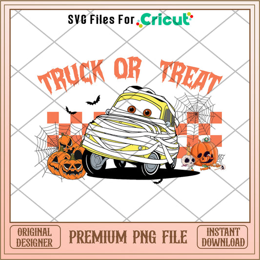 Luigi  truck or treat png, cars png, digital download