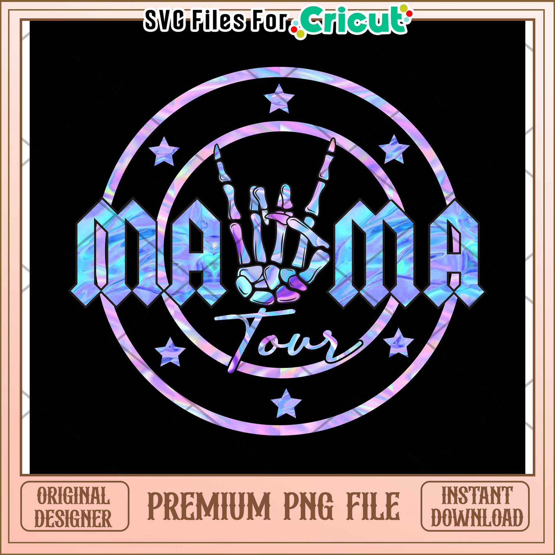 MAMA Tour Skeleton Hand Premium PNG Graphic File Download