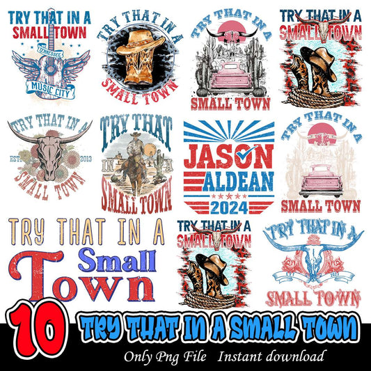 Try That In A Small Town bundle png, Jason Aldean png bundle
