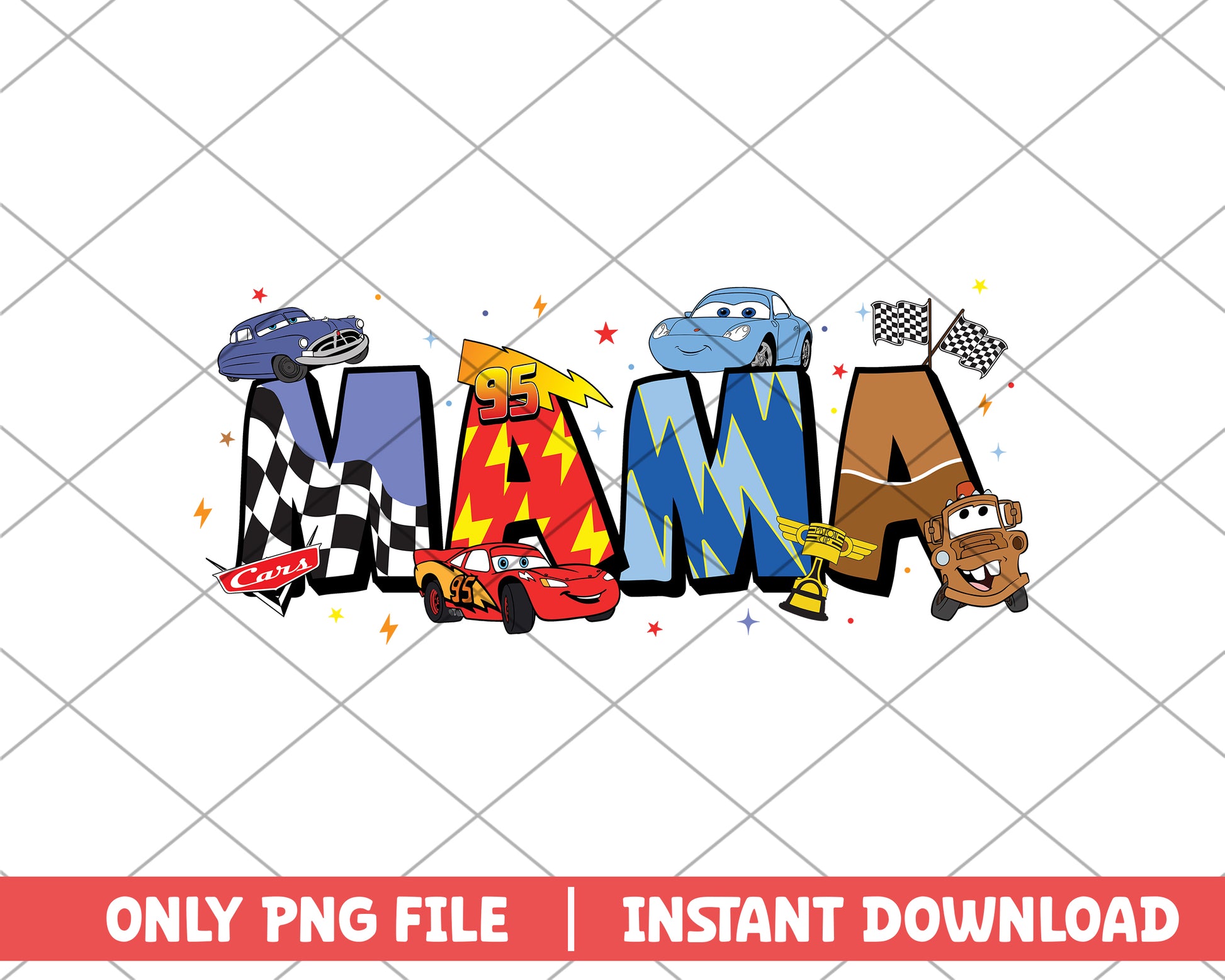  Mama car queen and Friends png
