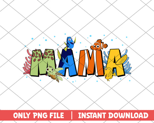 Mama finding nemo theme song png