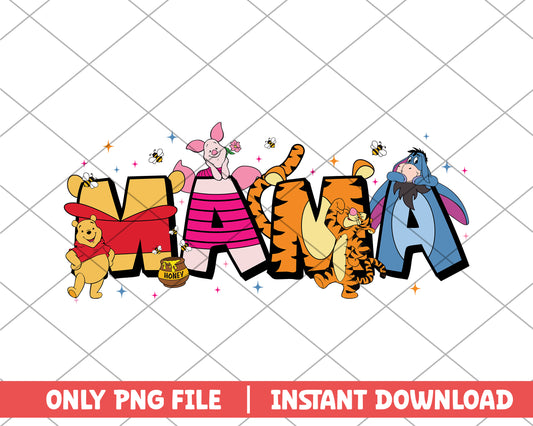 Winnie the Pooh mama png