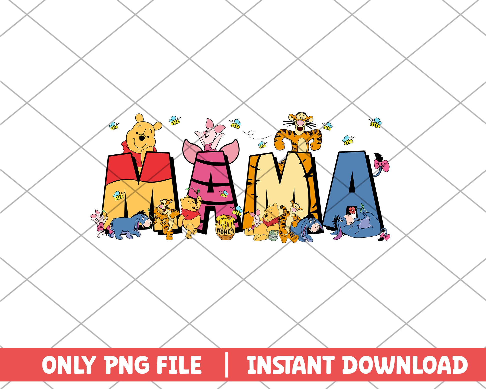 Mama disney Winnie the Pooh png