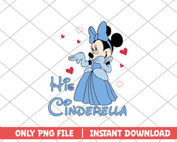 Minnie mouse his cinderella disney png