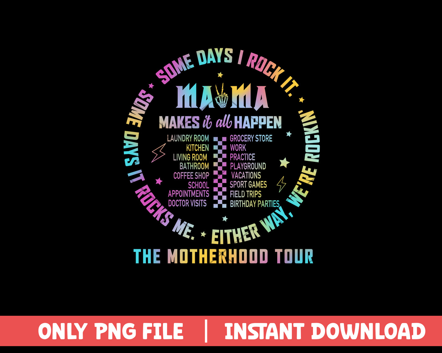 Retrp The Motherhood Tour Mama png