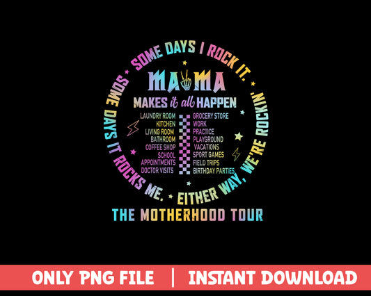 Retrp The Motherhood Tour Mama png