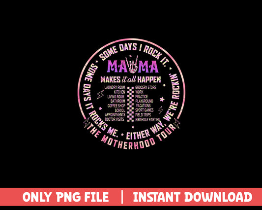 Retro The Motherhood Tour Mama png