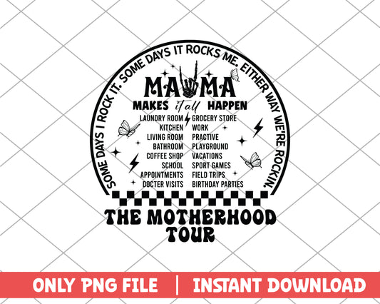 Retrp The Motherhood Tour Mama png
