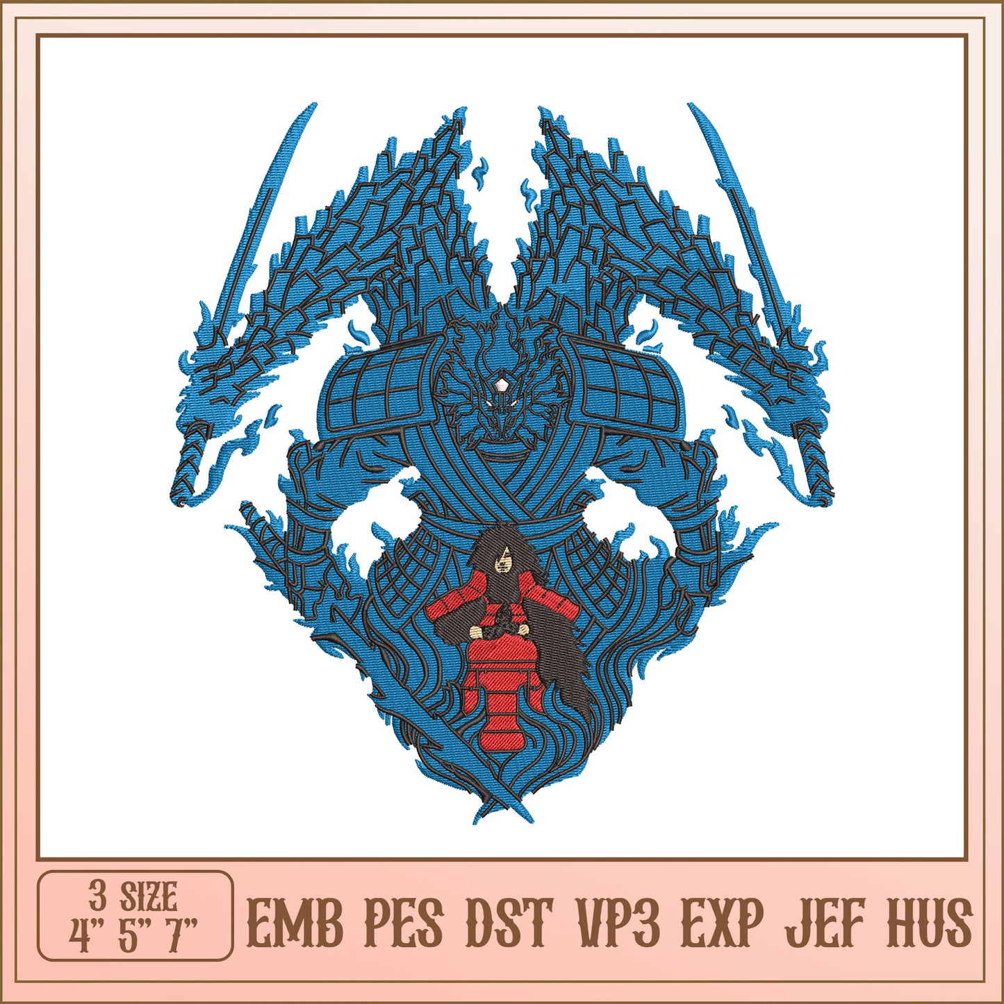 Madara Embroidery Design