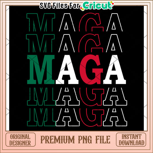 Maga mexico png, political slogan parody png, make america great again mexico png