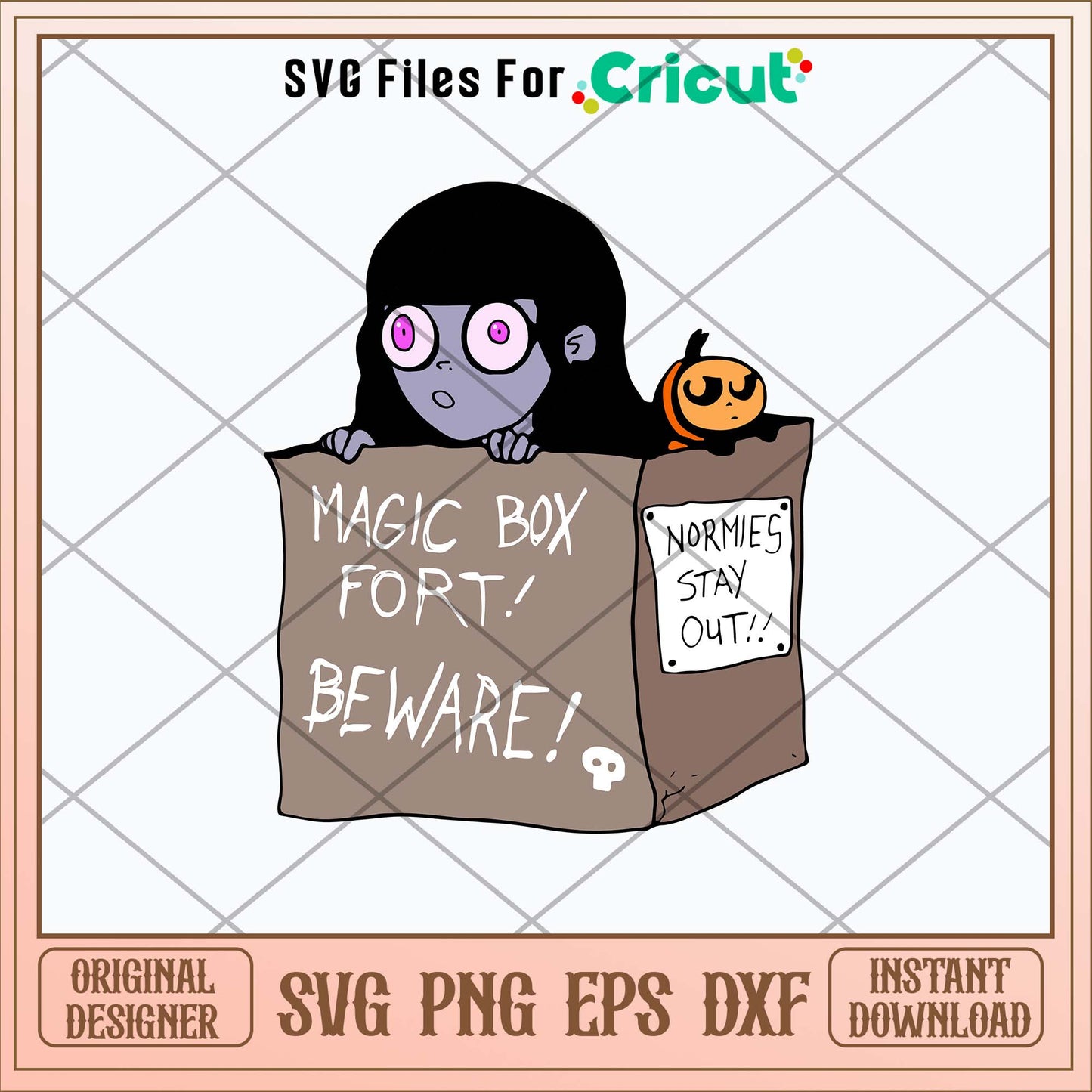Magic Box Fort Normies Stay Out Svg