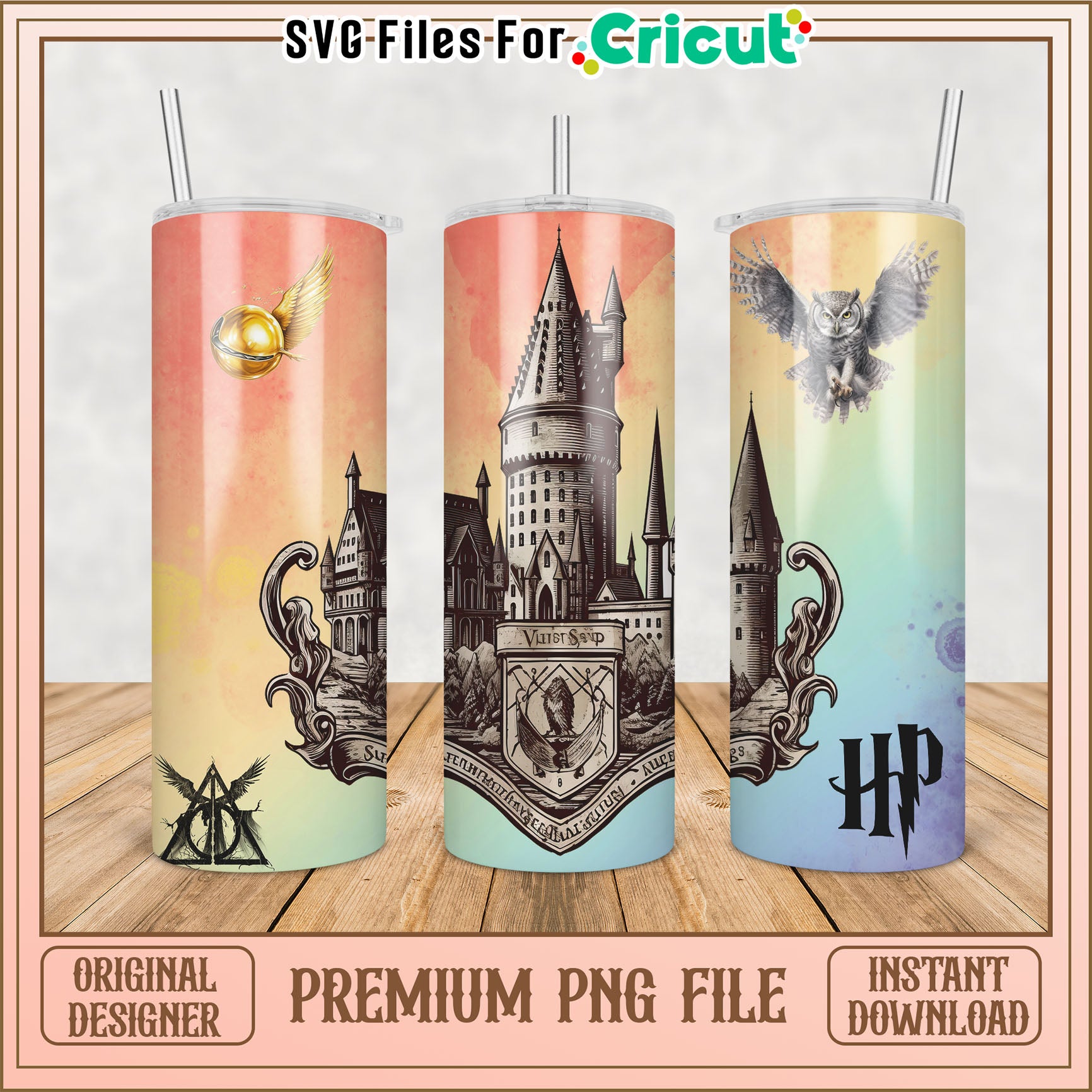 Magical Tumbler Design PNG for Cricut Instant Download File