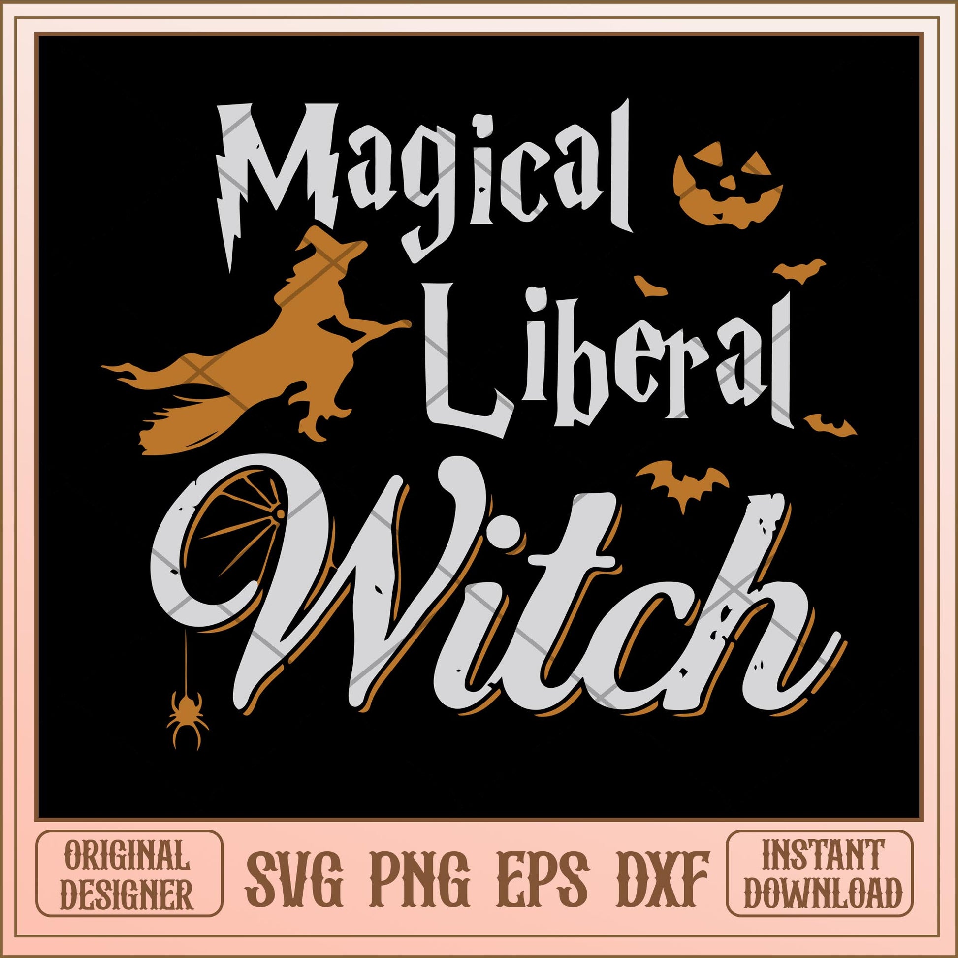 Magical liberal witch svg, Disney characters svg, digital download