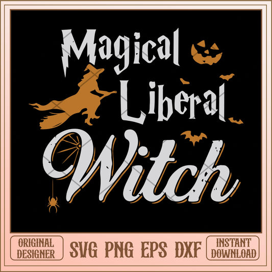 Magical liberal witch svg, Disney characters svg, digital download