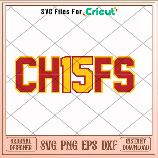 Mahomes ch15fs font design svg, Mahomes svg, new nfl svg