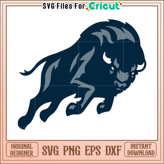 Majestic Buffalo SVG Design for Cricut, Perfect for Craft Projects and Decor