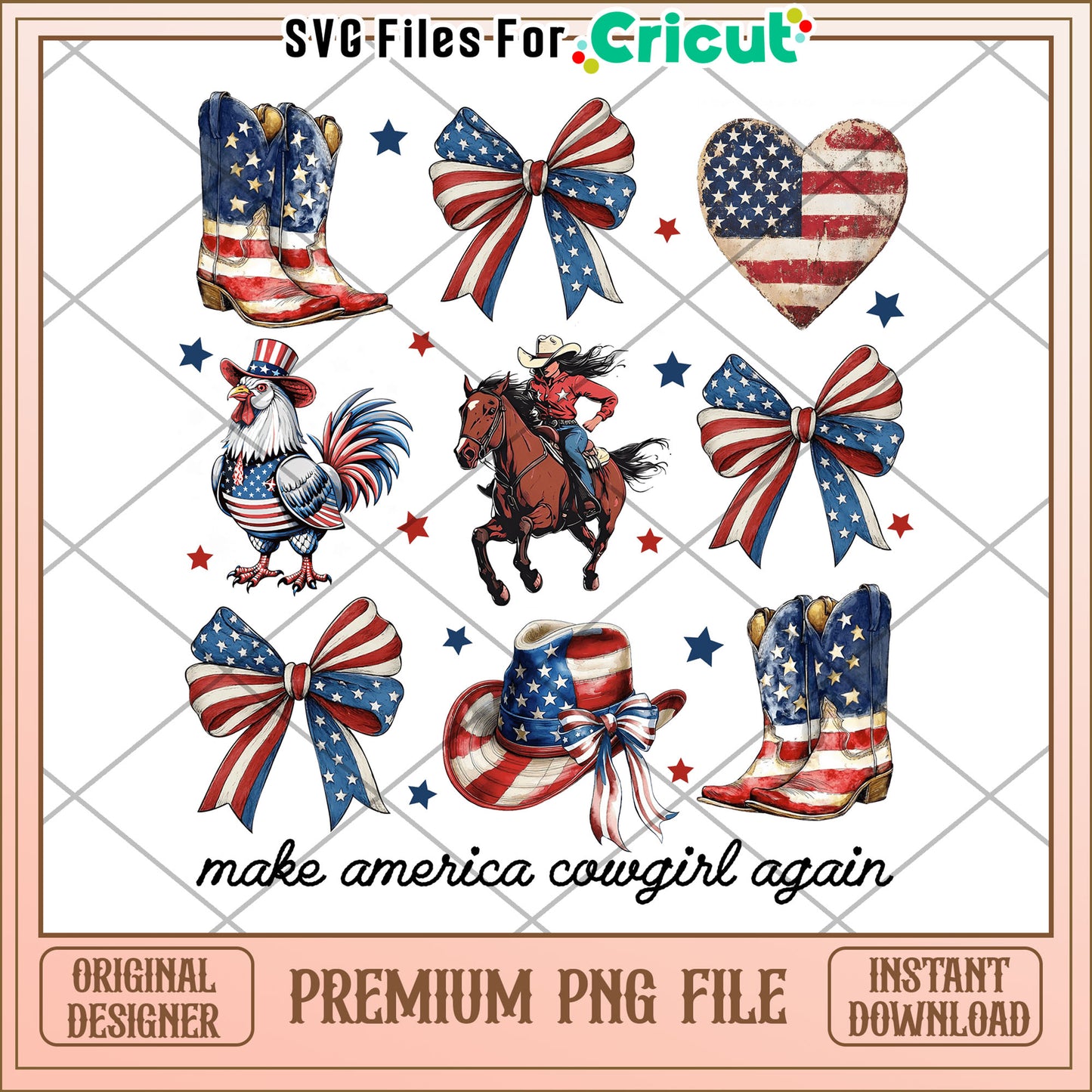 Make america cowgirl great again png,  america cow girl png