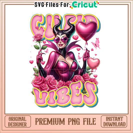 Maleficent Cupid Vibes PNG Image