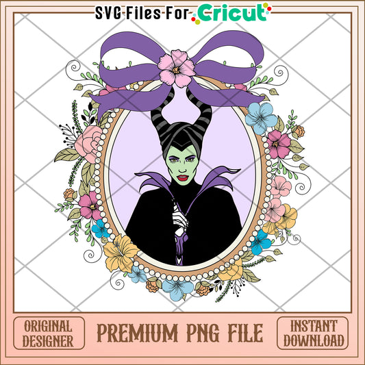 Maleficent PNG design for crafts, premium quality instant download