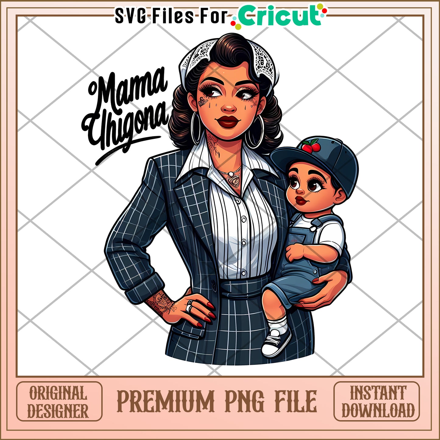 Mama Chicana PNG Sublimation Design