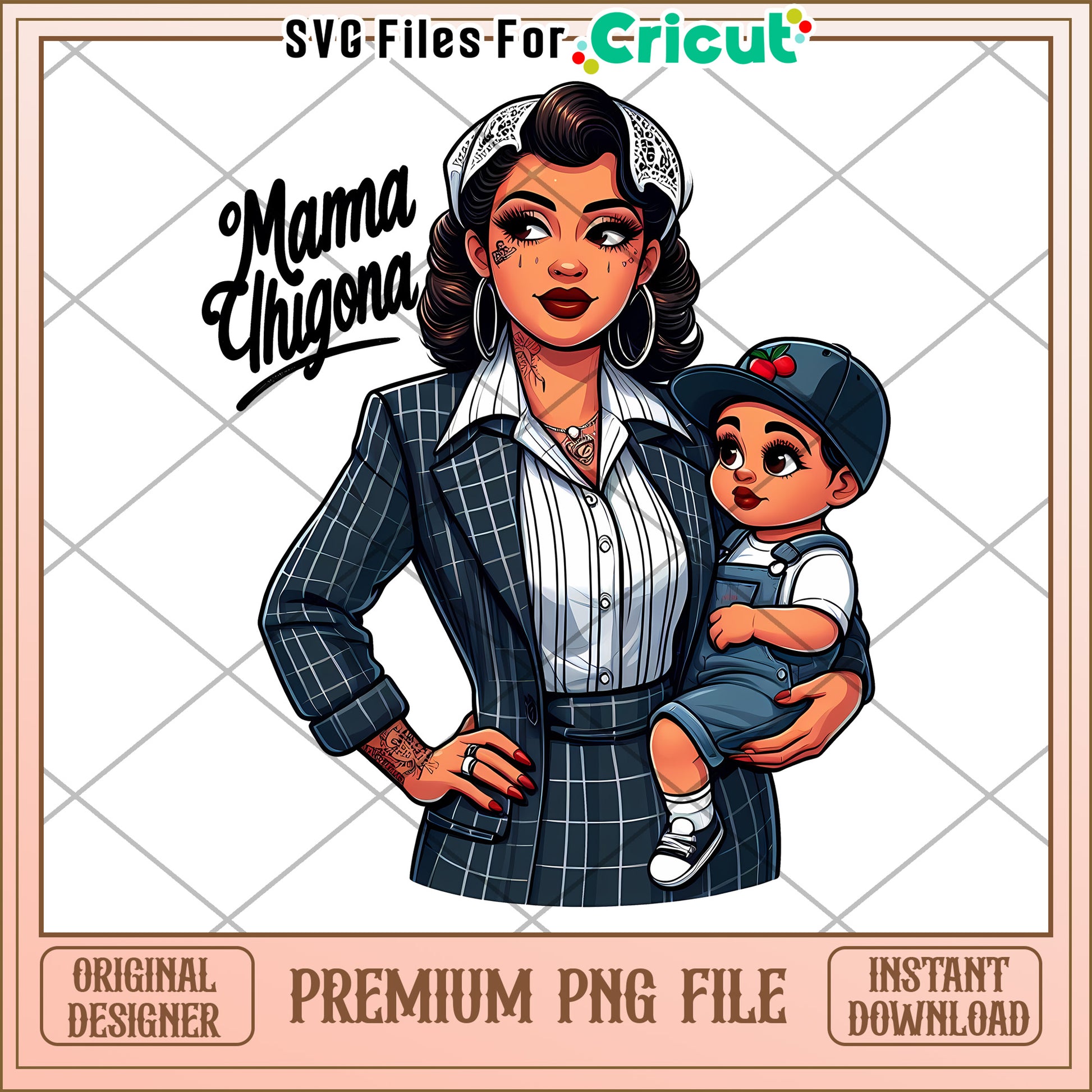 Mama Chicana PNG Sublimation Design