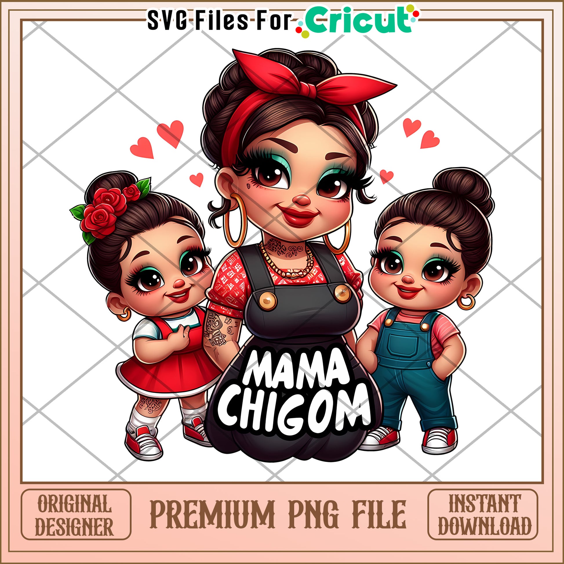 Mama Chigom PNG Sublimation Design