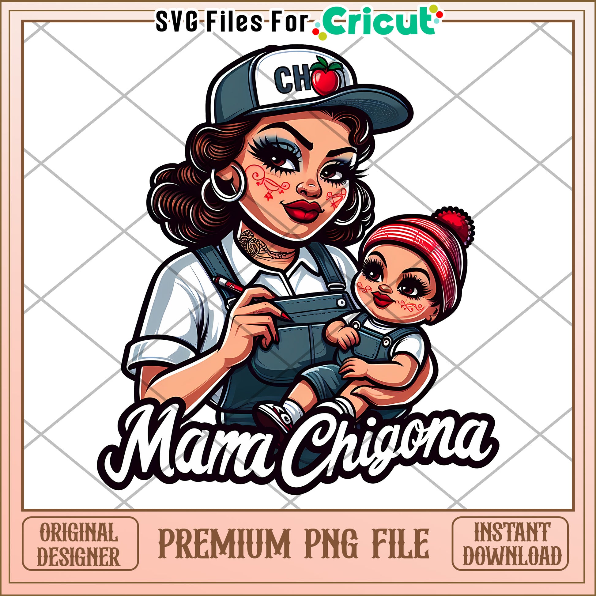 Mama Chigona PNG for Cricut Fun and Creative Designs
