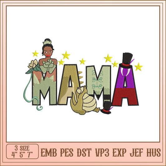 Mama Embroidery Design 3 Sizes