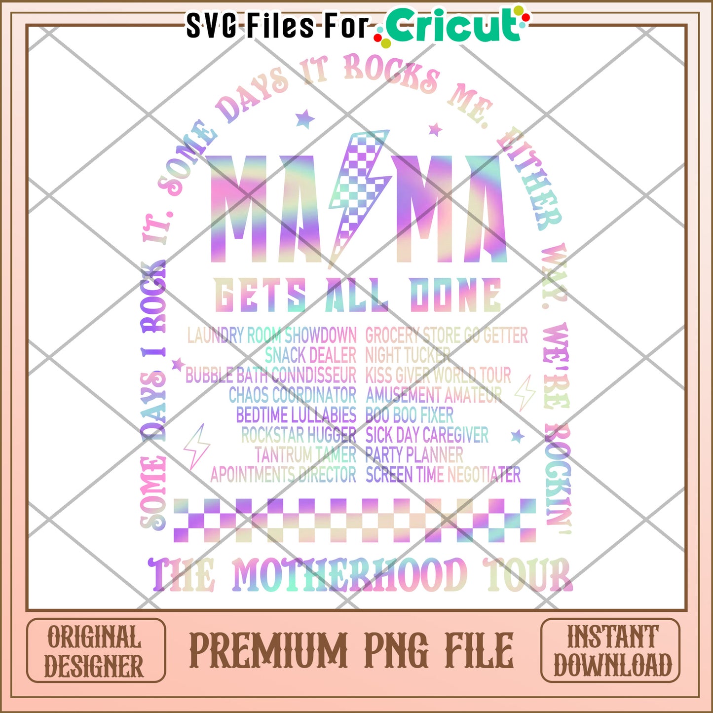 Mama Gets It All Done PNG
