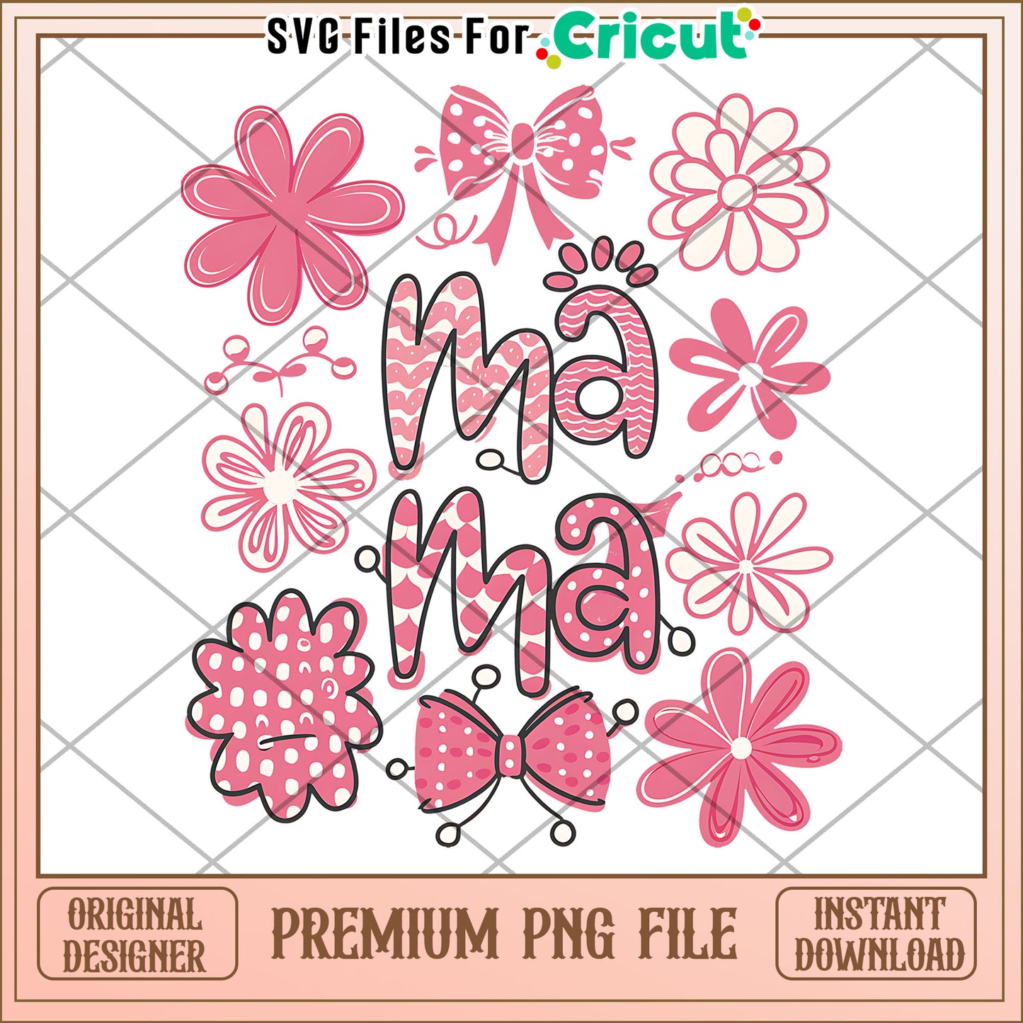 Mama PNG Design Floral Mothers Day