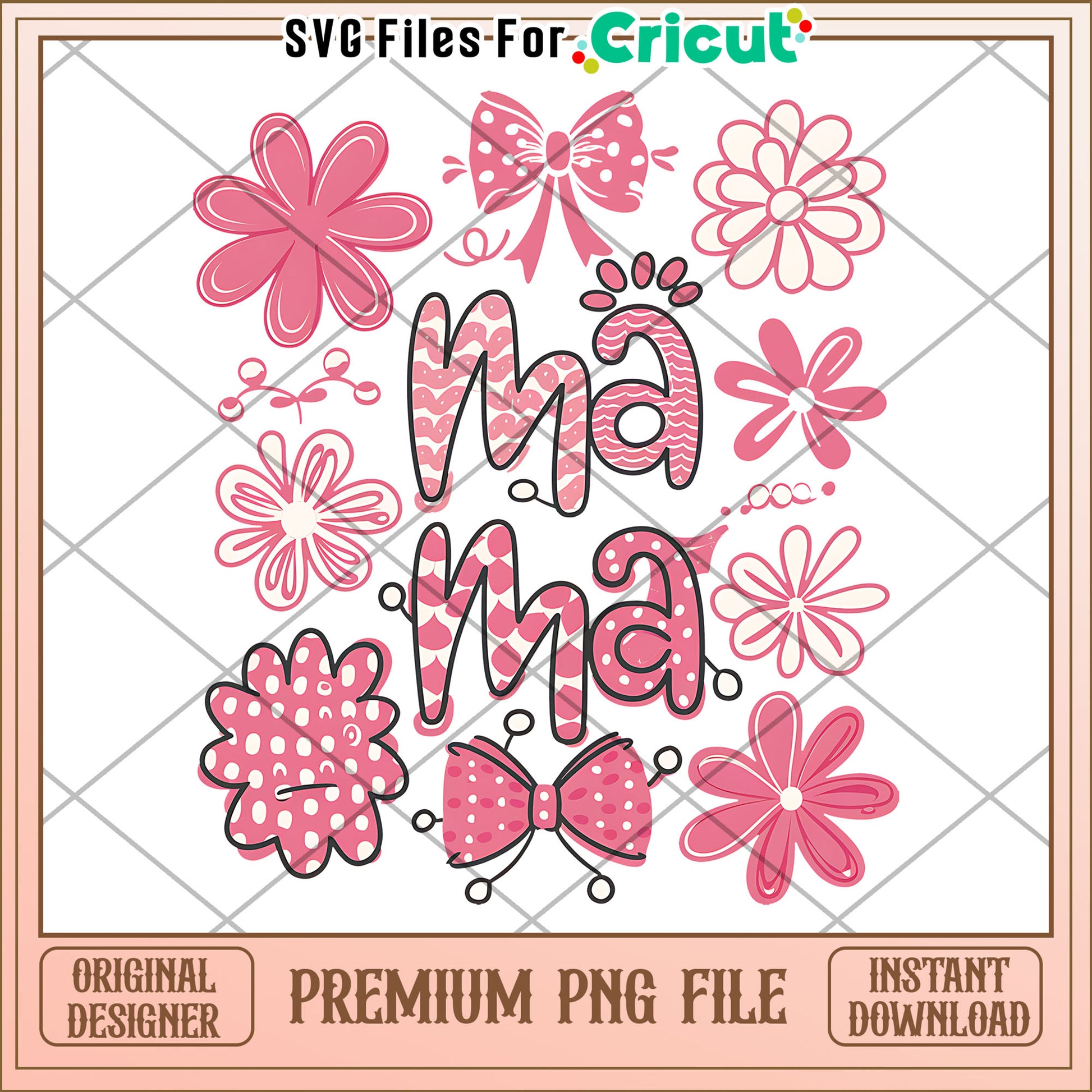 Mama PNG Design Floral Mothers Day