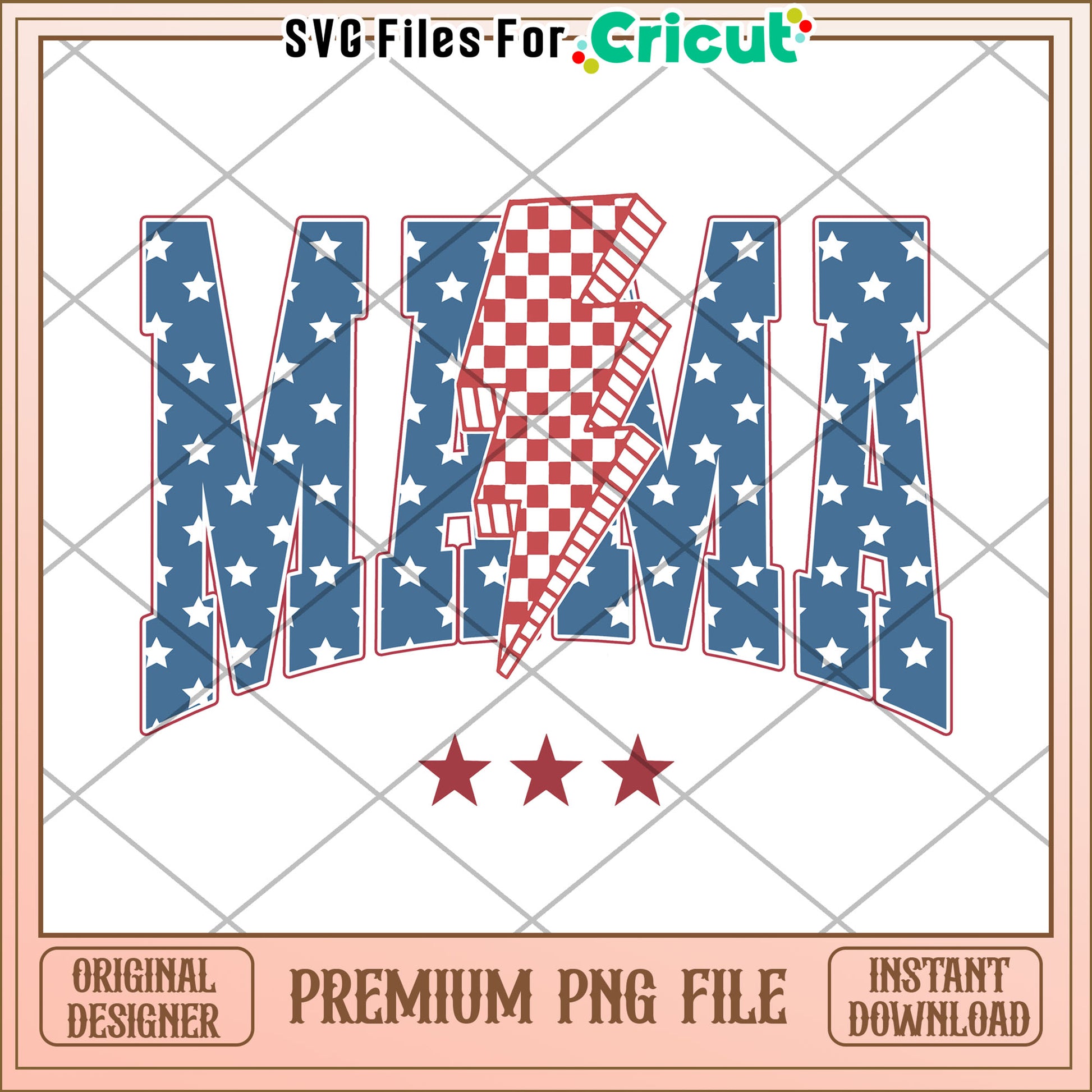 Mama amercican design png, mama png, america flag png