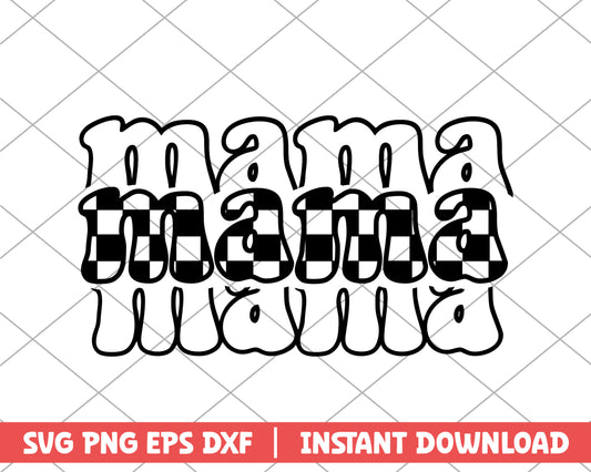 Mama marsmello black mothers day svg 