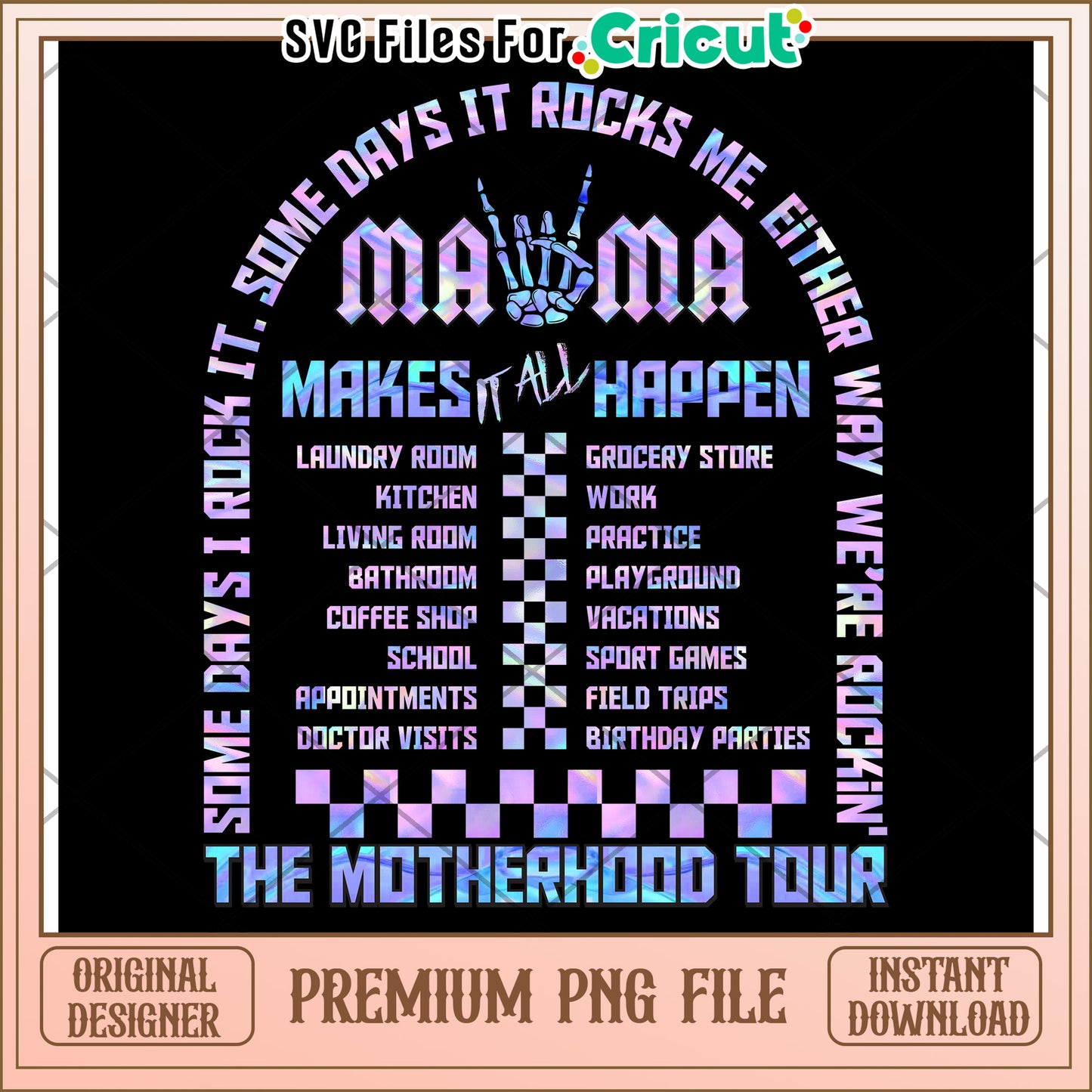 Mamma Makes It Happen PNG for Cricut Crafting Projects