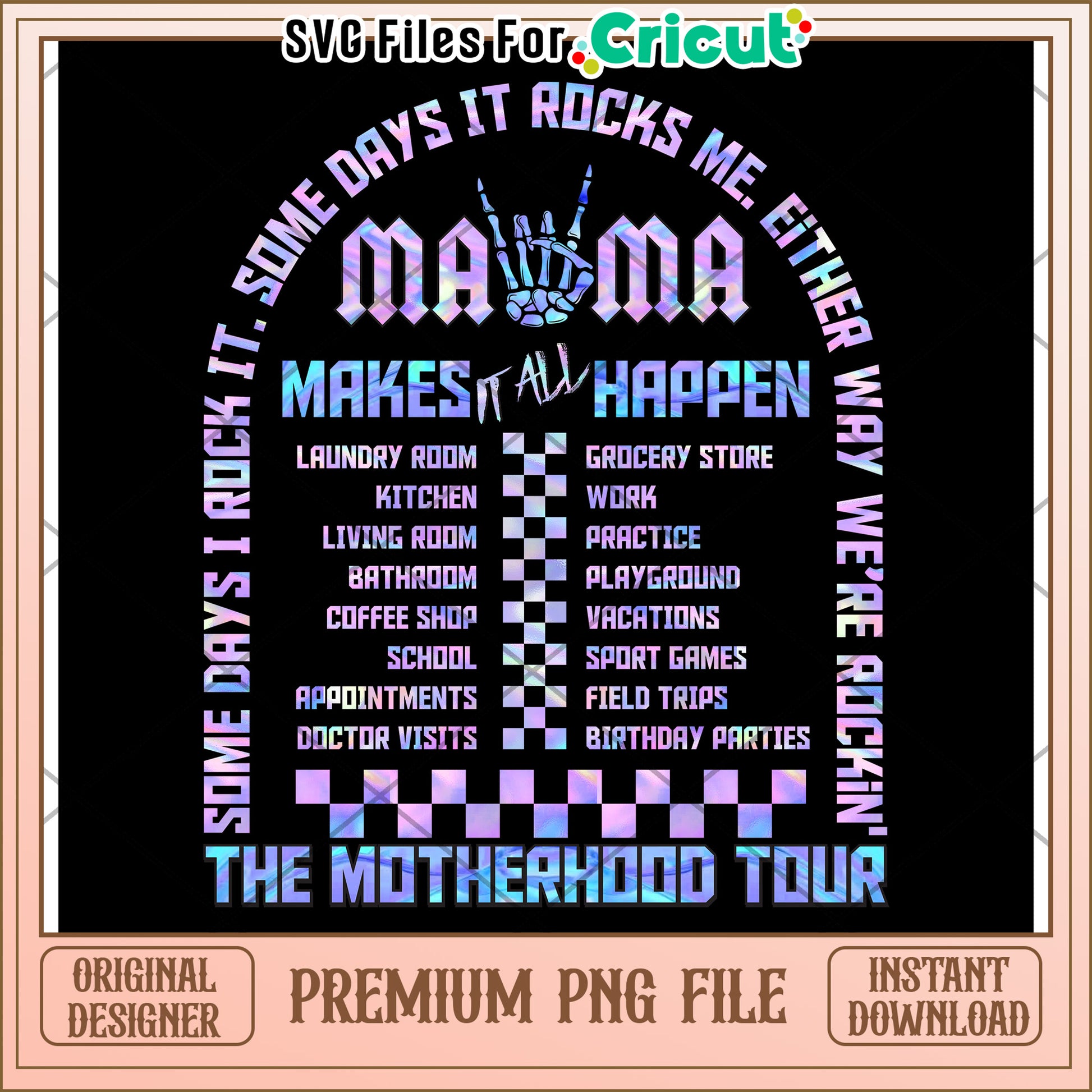 Mamma Makes It Happen PNG for Cricut Crafting Projects
