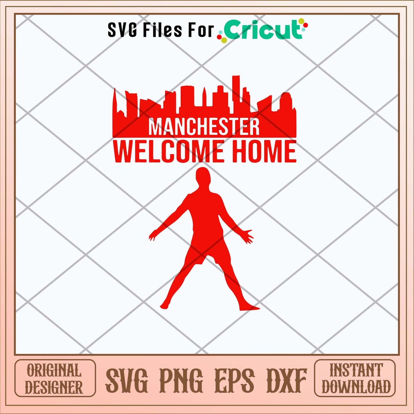 Manchester Welcome Home Ronaldo Svg