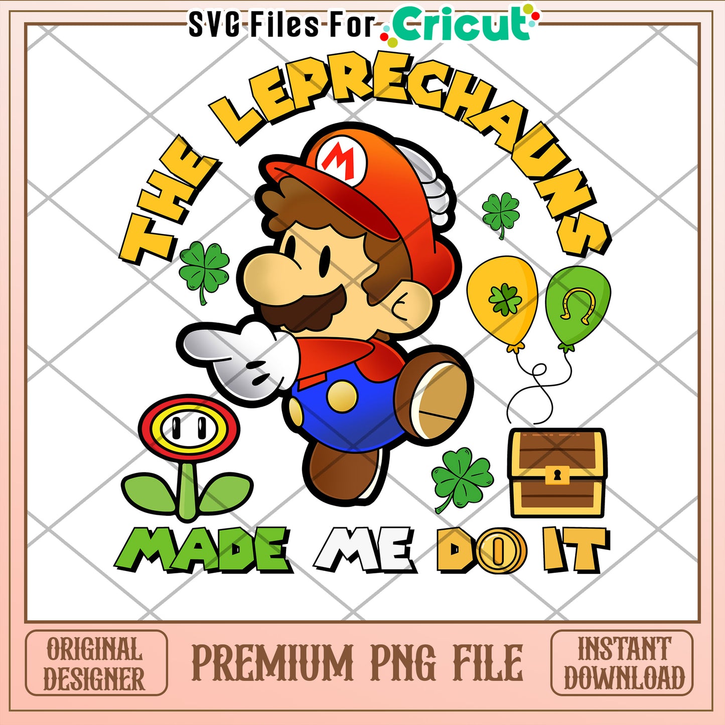 Mario Leprechaun St Patricks PNG