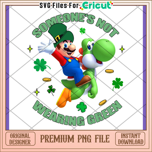 Mario St Patricks Day PNG